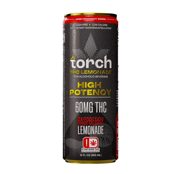 Torch 60MG D9 THC Seltzer – Raspberry Lemonade