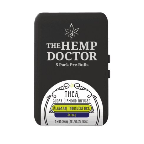 THD 2.5G THCa Sugar Diamond Infused Pre-Rolls – Alaskan Thunderf*ck – Sativa – 5pk