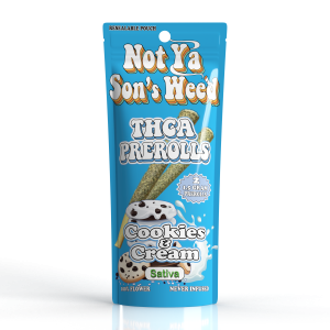 NYSW 3G THCa Pre-Rolls – Cookies & Cream – Sativa – 2pk