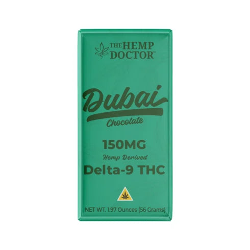 THD 150MG Delta 9 THC Dubai Chocolate Bar