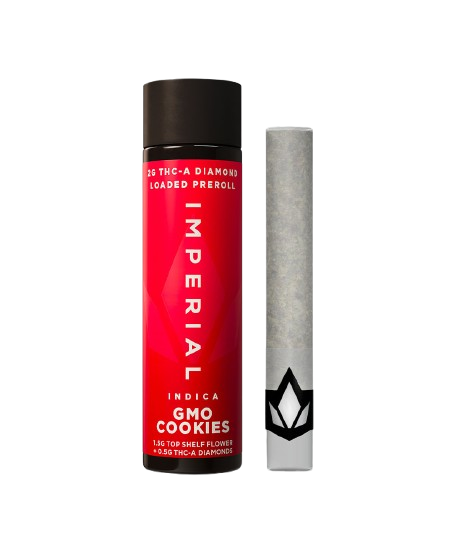 Imperial 2G THCa Diamond Loaded Pre-Roll – GMO Cookies – Indica