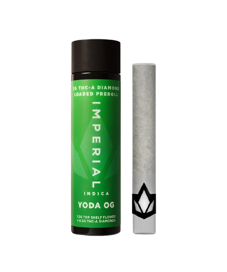Imperial 2G THCa Diamond Loaded Pre-Roll – Yoda OG – Indica