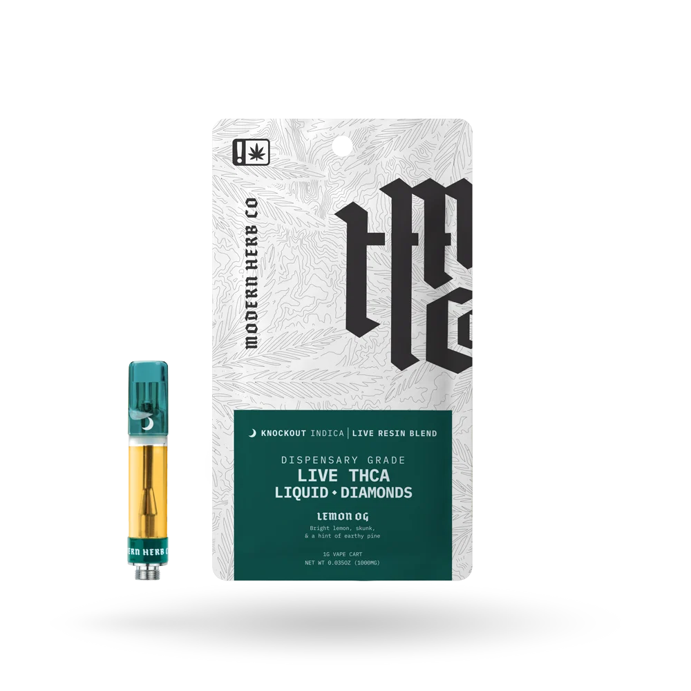 MHCo 1G THCa Live Resin Liquid Diamonds Cartridge – Lemon OG – Indica