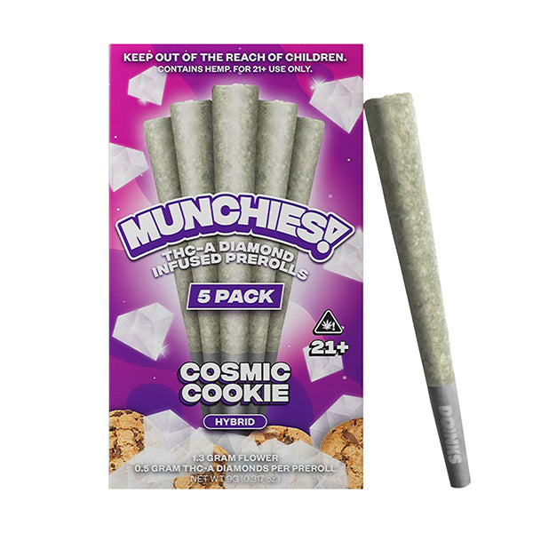 MUNCHIES! 5G THCa Diamond Infused Mini Doinks – Cosmic Cookie – Hybrid – 5pk