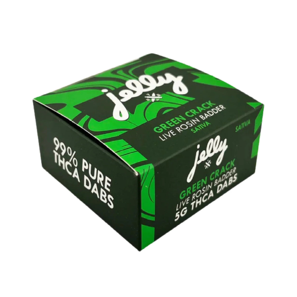 NYB Jelly 5G THCa Live Rosin Badder – Green Crack – Sativa