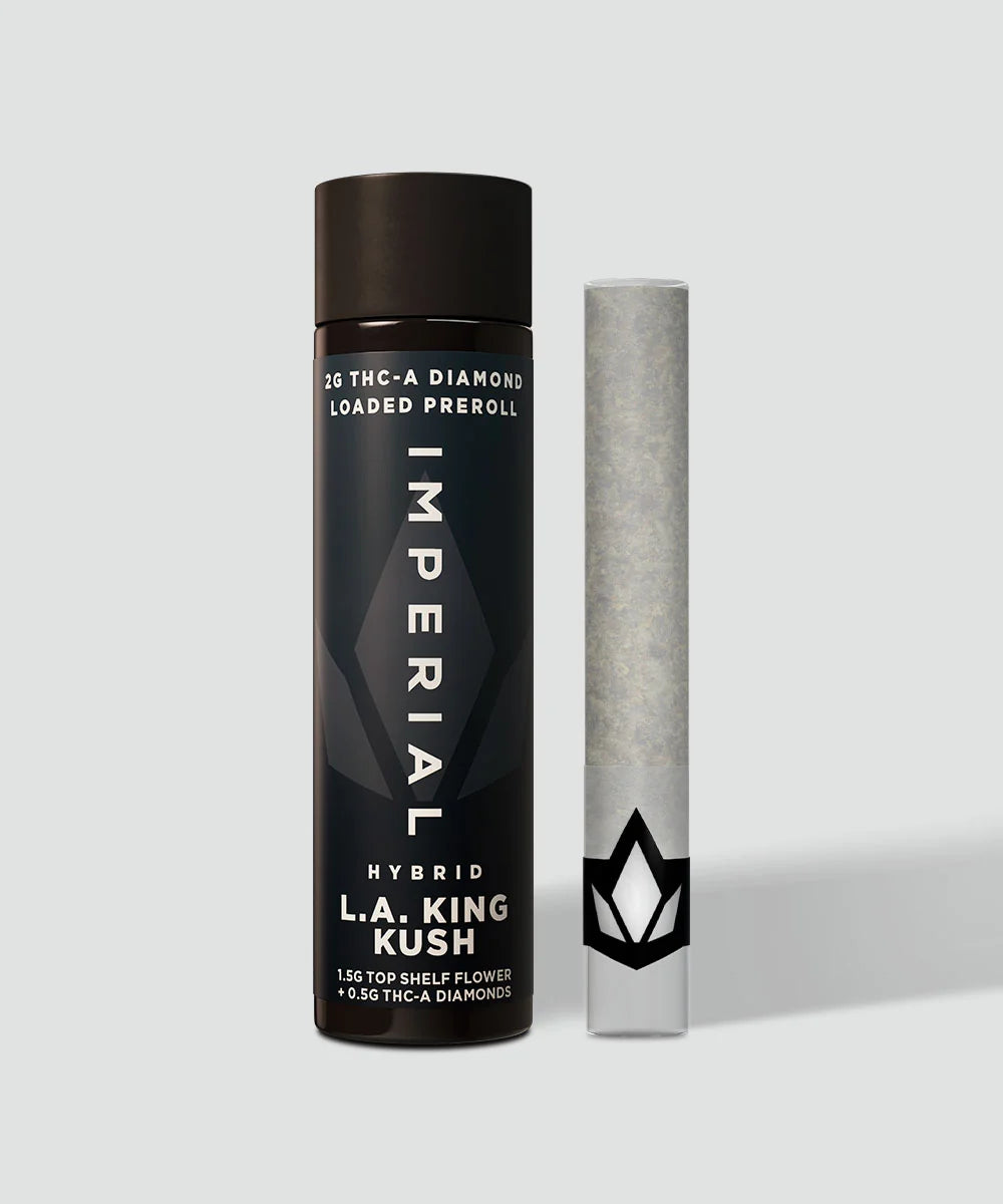 Imperial 2G THCa Diamond Loaded Pre-Roll – LA King Kush – Hybrid