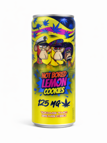 Not Bored 125MG THC + CBD Beverage – Lemon Cookies