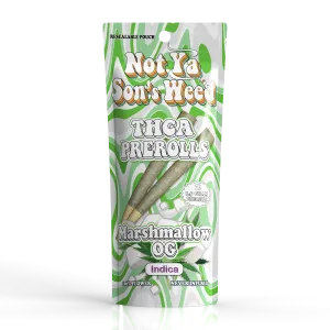 NYSW 3G THCa Pre-Rolls – Marshmallow OG – Indica – 2pk