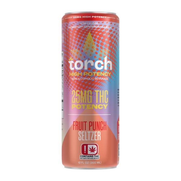 Torch 25MG D9 THC Seltzer – Fruit Punch