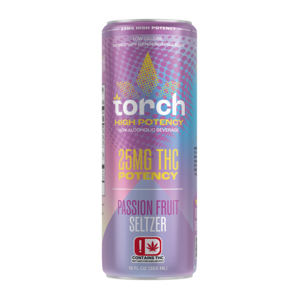 Torch 25MG D9 THC Seltzer – Passion Fruit