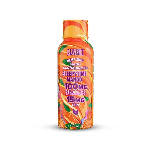 Habit 100MG D9 THC Shot – Sleepytime Mango – CBN
