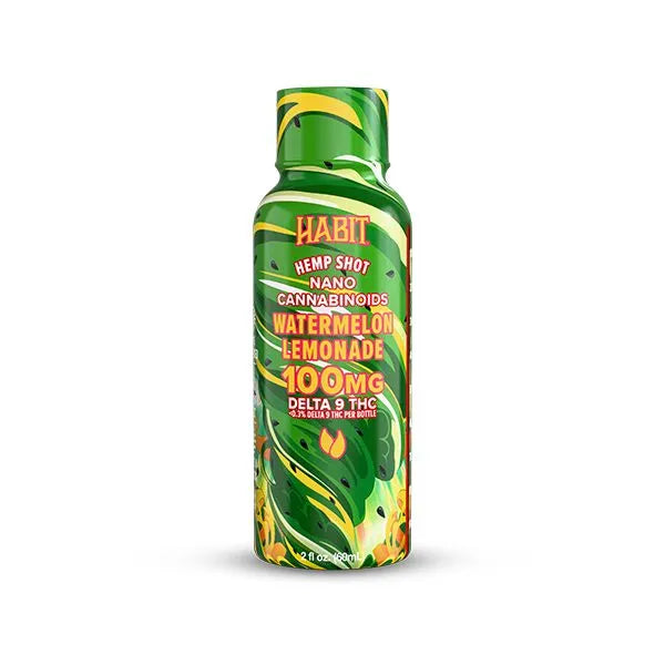 Habit 100MG D9 THC Shot – Watermelon Lemonade