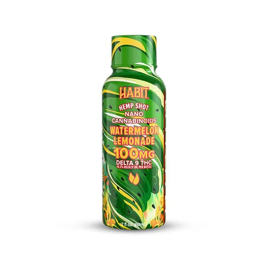 Habit 100MG D9 THC Shot – Watermelon Lemonade