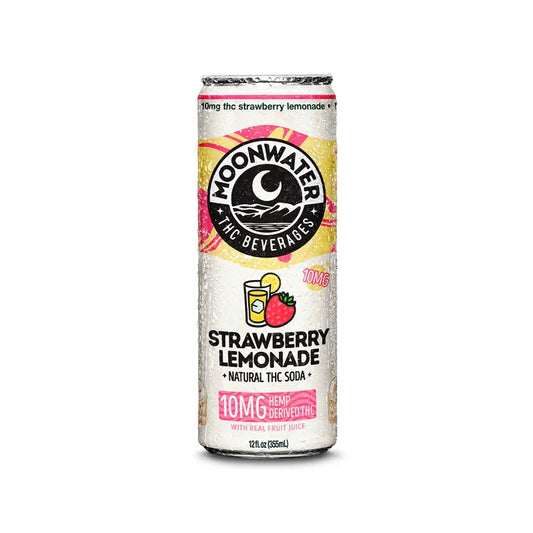 Moonwater 10MG THC Soda – Strawberry Lemonade