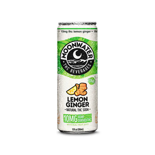 Moonwater 10MG THC Soda – Lemon Ginger