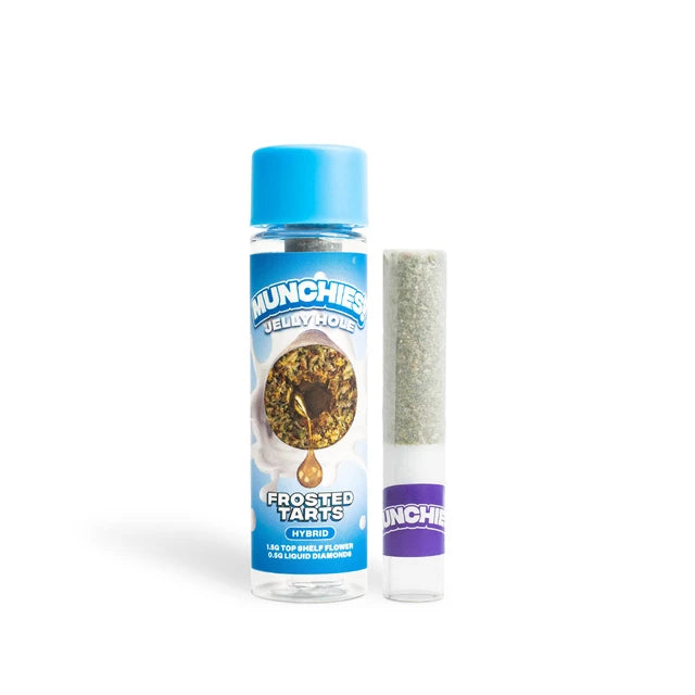 MUNCHIES! 2G THCa Diamond Jelly Hole Pre-Roll – Frosted Tarts – Hybrid