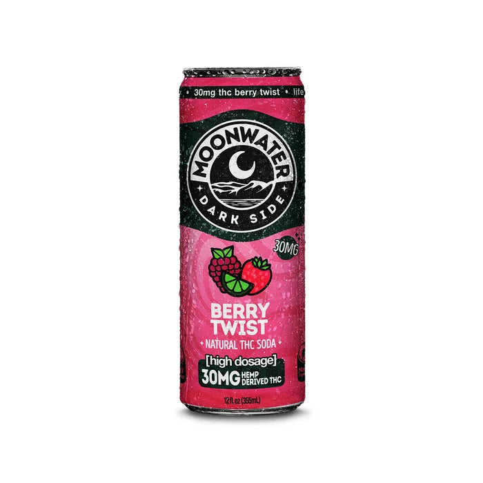 Moonwater 30MG THC Soda – Berry Twist