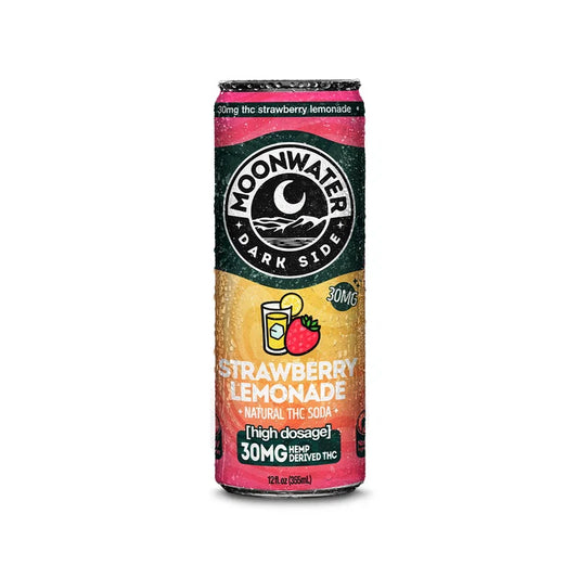 Moonwater 30MG THC Soda – Strawberry Lemonade