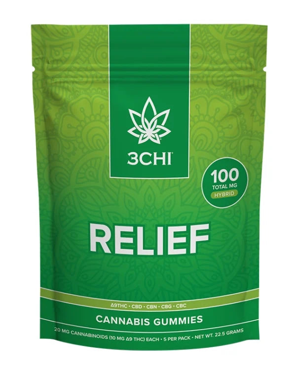 3CHI Vibes 100MG Relief Gummies – 5ct