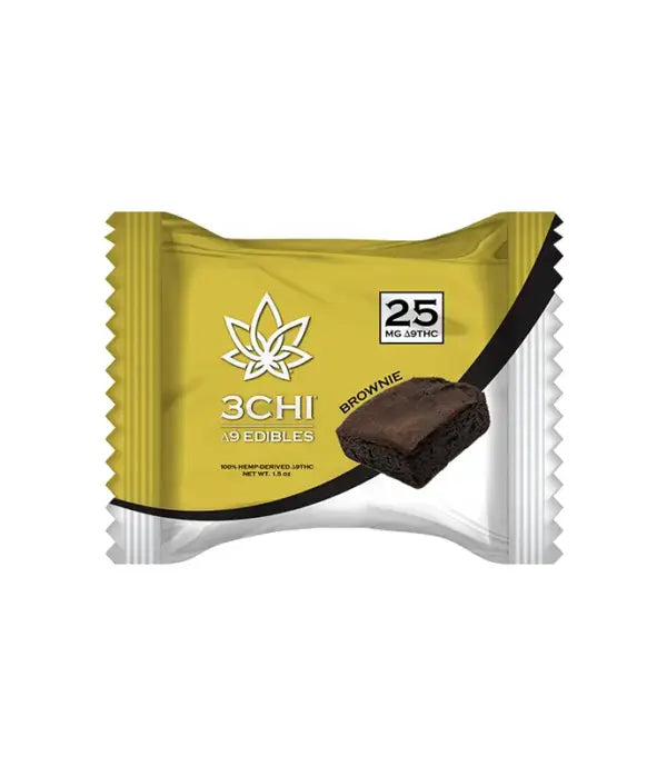 3CHI 25MG Delta 9 THC Brownie