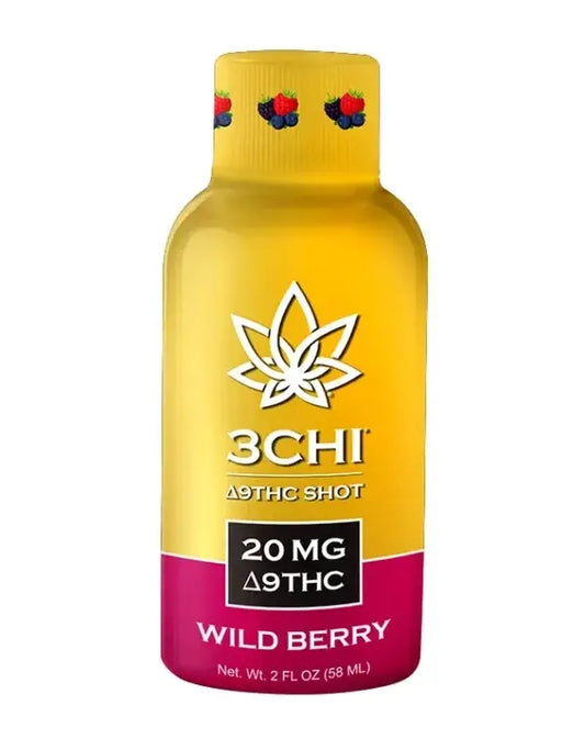 3CHI 20MG D9 THC Shot – Wild Berry