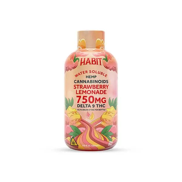 Habit 750MG D9 THC Syrup – Strawberry Lemonade
