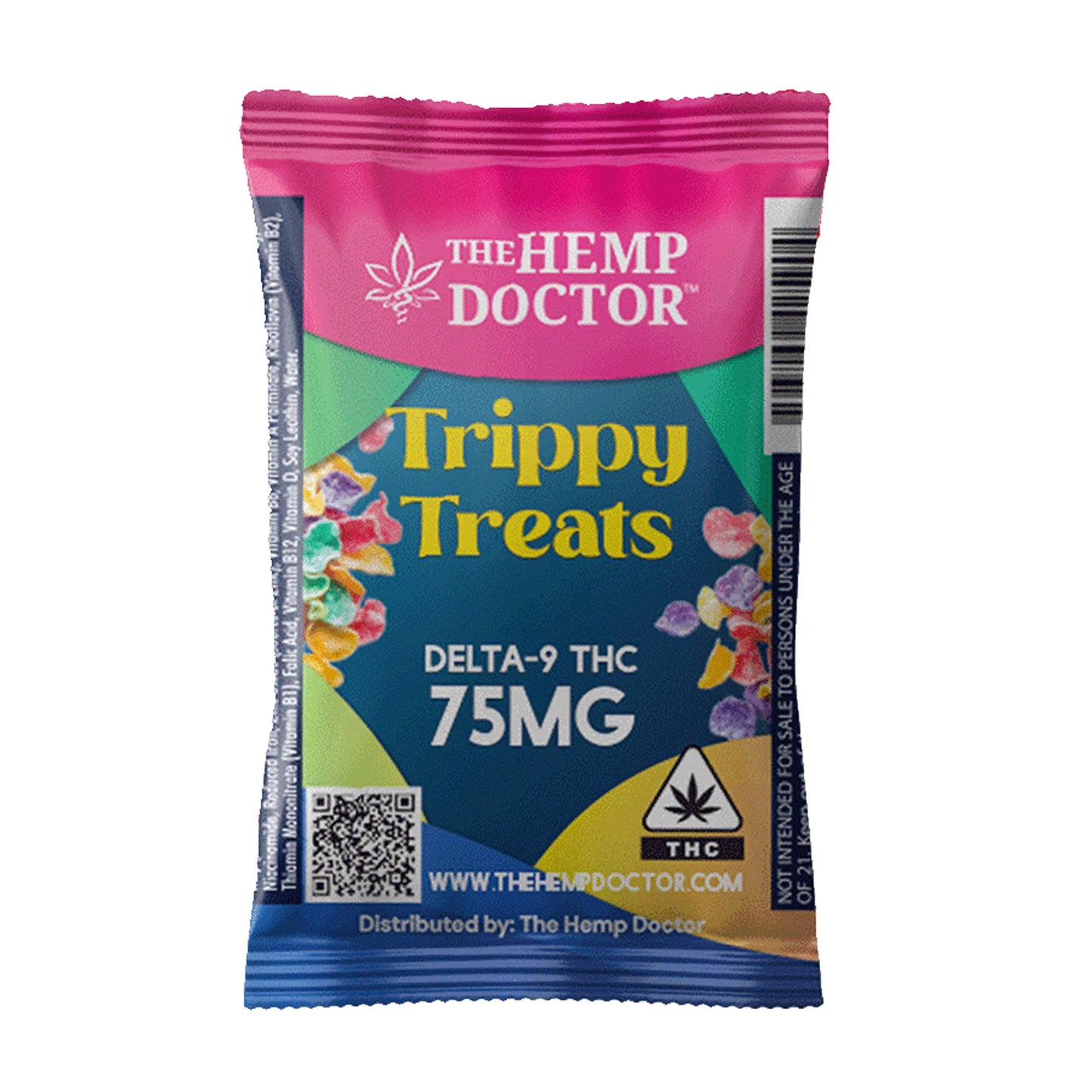 THD 75MG Delta 9 THC Trippy Treat – 1ct