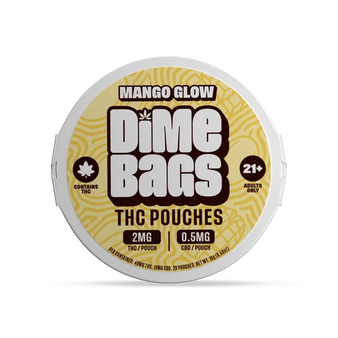 Dime Bags 40MG THC Pouches – Mango Glow