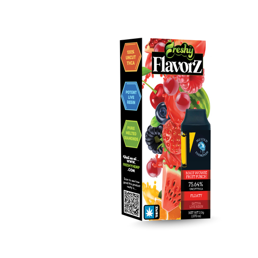 Freshy Flavorz 2G THCa Live Resin Disposable – Maui Wowie Fruit Punch – Sativa
