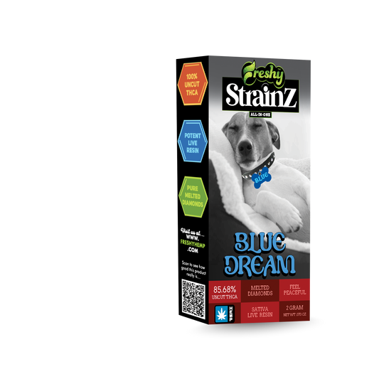 Freshy Strainz 2G THCa Live Resin Disposable – Blue Dream – Sativa