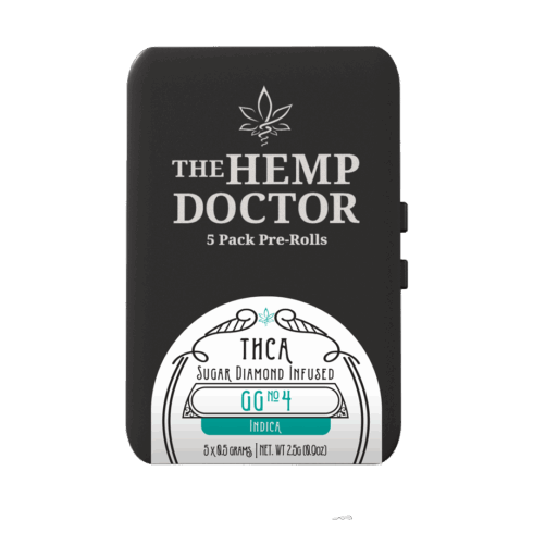 THD 2.5G THCa Sugar Diamond Infused Pre-Rolls – GG#4 – Indica – 5pk