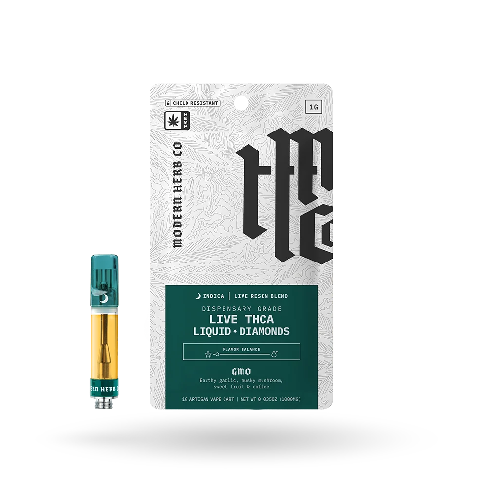 MHCo 1G THCa Live Resin Liquid Diamonds Cartridge – GMO – Indica