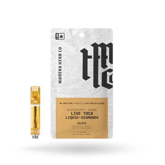 MHCo 1G THCa Live Resin Liquid Diamonds Cartridge – Gelato – Hybrid