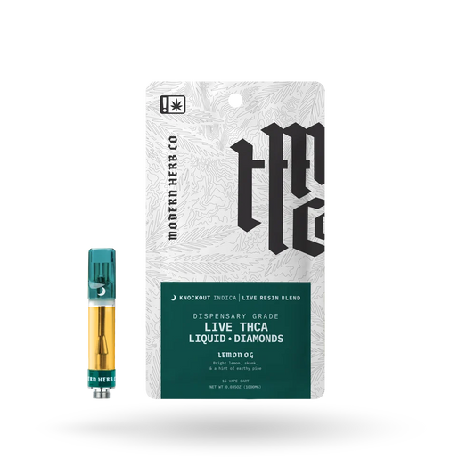 MHCo 1G THCa Live Resin Liquid Diamonds Cartridge – Lemon OG – Indica