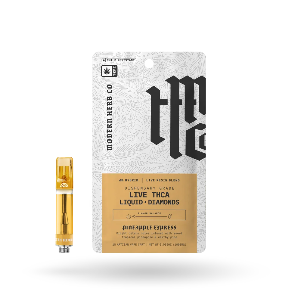 MHCo 1G THCa Live Resin Liquid Diamonds Cartridge – Pineapple Express – Hybrid
