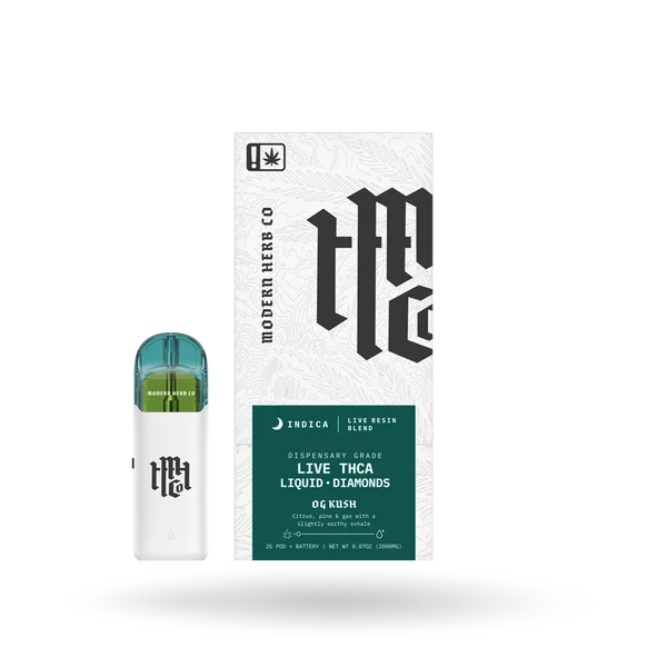 MHCo 2G THCa Live Resin Liquid Diamonds Pod Starter Kit – OG Kush – Indica