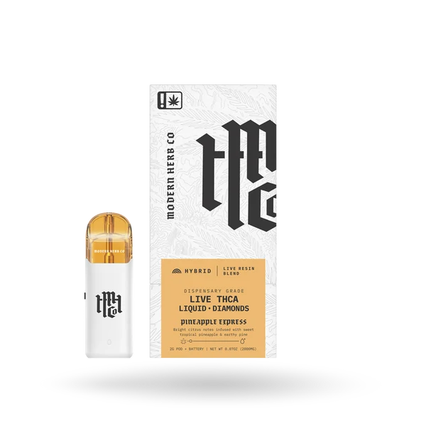 MHCo 2G THCa Live Resin Liquid Diamonds Pod Starter Kit – Pineapple Express – Hybrid