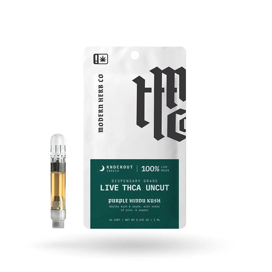 MHCo 1G THCa Live Resin Uncut Cartridge – Purple Hindu Kush – Indica
