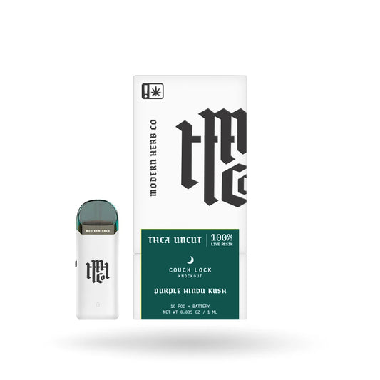 MHCo 1G THCa Live Resin Uncut Pod Starter Kit – Purple Hindu Kush – Indica