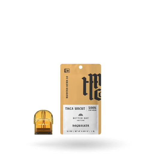 MHCo 1G THCa Live Resin Uncut Refill Pod – Dogwalker – Hybrid