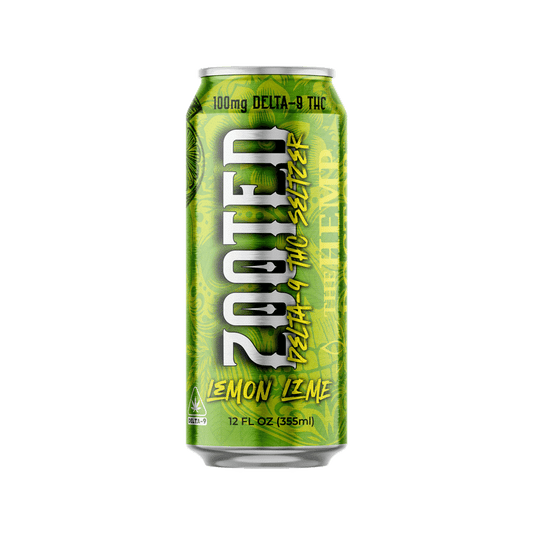 THD Zooted 100MG D9 THC Seltzer – Lemon Lime