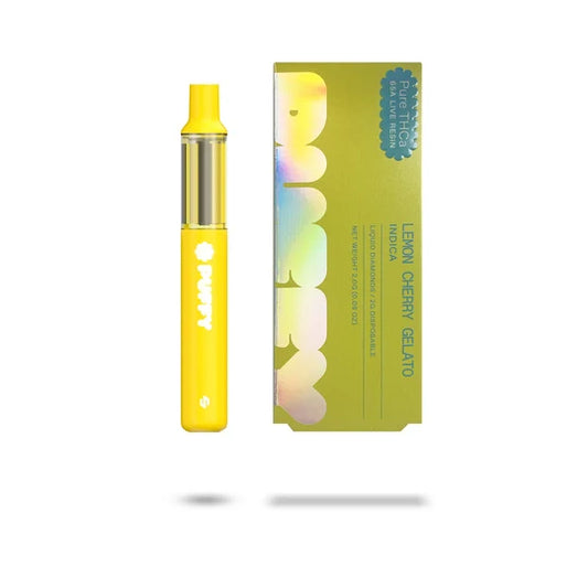 Puffy 2G THCa Live Resin Disposable – Lemon Cherry Gelato – Hybrid