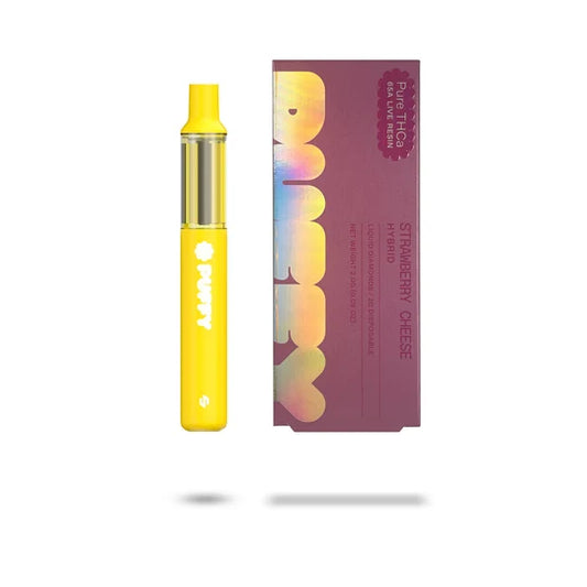 Puffy 2G THCa Live Resin Disposable – Strawberry Cheese – Hybrid