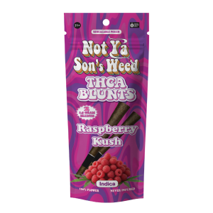 NYSW 3G THCa Blunts – Raspberry Kush – Indica – 2pk