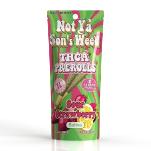 NYSW 3G THCa Pre-Rolls – Sour Strawberry – Sativa – 2pk