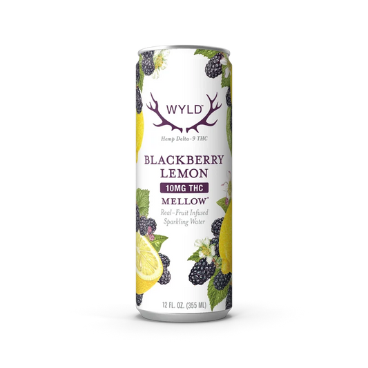 Wyld 10MG THC Sparkling Water – Blackberry Lemon