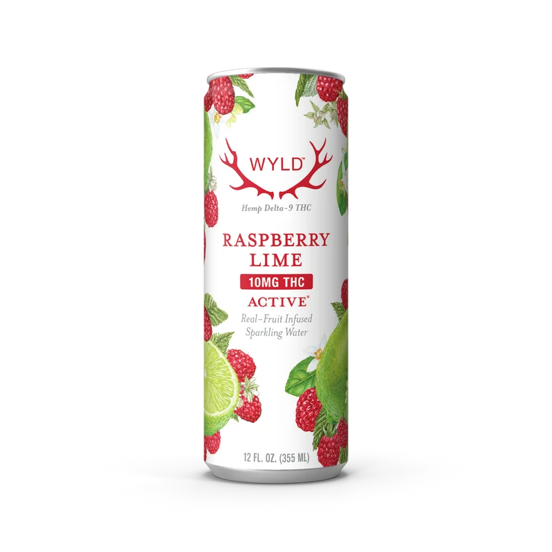 Wyld 10MG THC Sparkling Water – Raspberry Lime