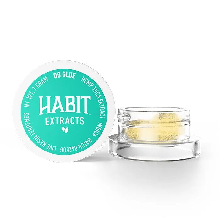 Habit 1G THCa Concentrate – OG Glue – Indica