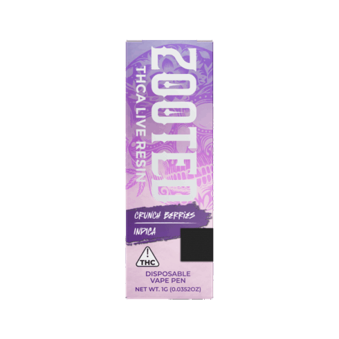 THD Zooted 1G THCa Live Resin Disposable – Crunch Berries – Indica