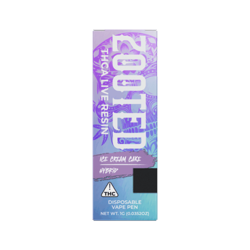 THD Zooted 1G THCa Live Resin Disposable – Ice Cream Cake – Hybrid